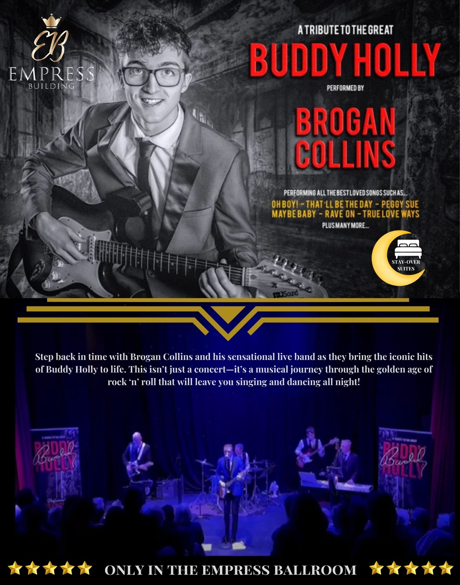 Buddy Holly Ballroom Concert  Poster